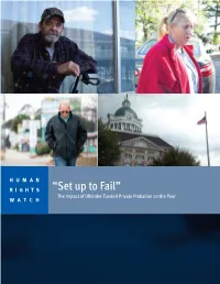 “Set up to Fail” the Impact of Offender-Funded Private Probation on the Poor WATCH