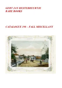 Fall Miscellany