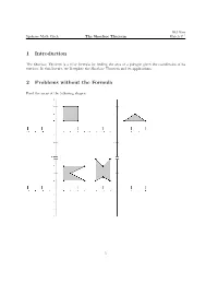 1 Introduction 2 Problems Without the Formula
