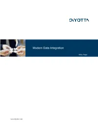 Modern Data Integration
