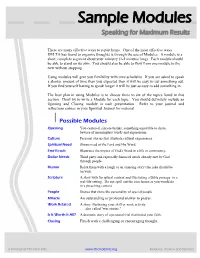 Module: Opening