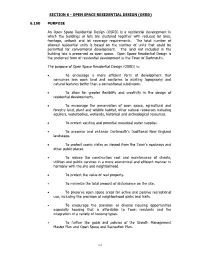 Section 6 - Open Space Residential Design (Osrd)