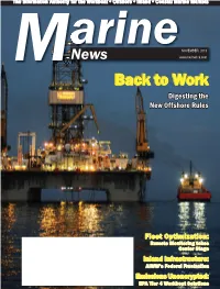 Download Our Apps Iphone & Android Joseph Keefe, Editor, Keefe@Marinelink.Com