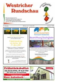 Frühstücksbuffet: Am 22.03.2020, Ab 9.30 Uhr Wir Bitten Um Voranmeldung! Zur Verstärkung Unseres Teams Suchen Wir Eine Servicekraft (M/W/D)