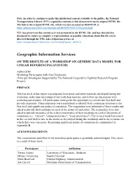 Geographic Information Services