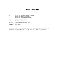 PENDING PETITION MEMO Date: 711212007
