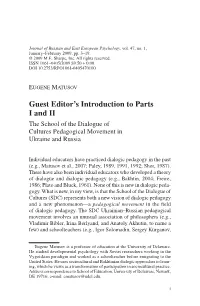 00 Guest Ed Intro-Matusov.Indd