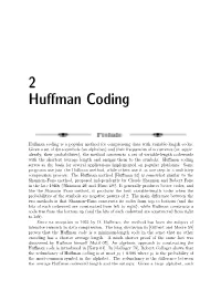 2 Huffman Coding
