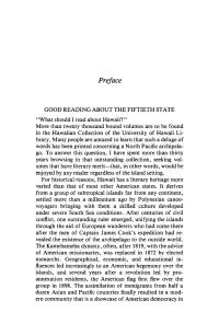 Preface: GOOD READING ABOUT the FIFTIETH STATE