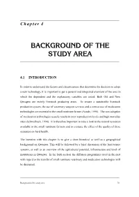 Background of the Study Area