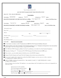 2021 PGA TOUR Champions EVENT QUALIFYING APPLICATION Pages