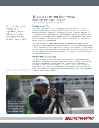 3D Laser Scanning Technology Benefits Pipeline Design