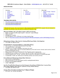 DEFCON 20 Conference Report – Steve Holden – Sholden@Pobox.Com – 2012.07.31 (1St Draft)