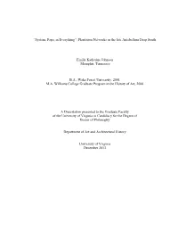 Plantation Networks in the Late Antebellum Deep South