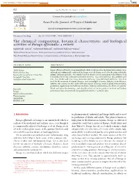 The Chemical Composition, Botanical Characteristic and Biological Activities of Borago Officinalis: a Review