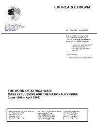 Eritrea & Ethiopia