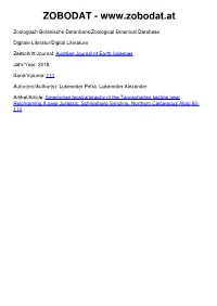 Sinemurian Biostratigraphy of the Tannscharten Section