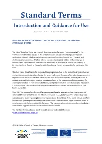 Standard Terms: Introduction and Guidance for Use – V.2.1.3 – 16 November 2018 Contents