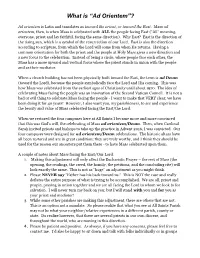 What Is “Ad Orientem”?