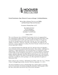 1 Partial Fiscalization: Some Historical Lessons on Europe's Unfinished
