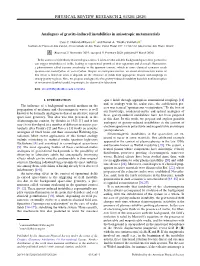 Analogues of Gravity-Induced Instabilities in Anisotropic Metamaterials