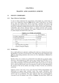 Chapter 4 Traffic and Logistics Survey