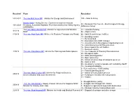 Responses to Conference Resolutions