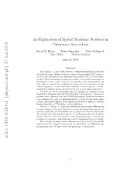 An Exploration of Spatial Radiomic Features in Pulmonary Sarcoidosis