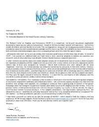 February 29, 2016 Re: Support for SB2153 To: Honorable Members Of