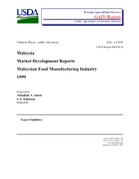 GAIN Report Global Agriculture Information Network