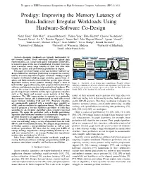Prodigy: Improving the Memory Latency of Data-Indirect Irregular Workloads Using Hardware-Software Co-Design
