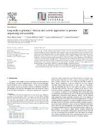 History and Current Approaches to Genome Sequencing and Assembly