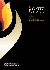 The Gates Cambridge YEARBOOK 2012 Class of 2012