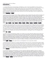 CLEAR- Cahoots-Like Event at Rutgers Classical Mythology Packet by Jeremy Hixson 1. According to Diktys, This Hero Slew Menalipp