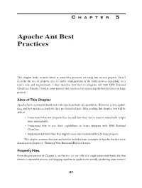 Apache Ant Best Practices