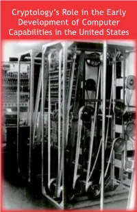 Cryptology's Role in the Early Development of Computer