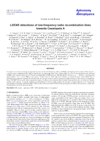 LOFAR Detections of Low-Frequency Radio Recombination Lines Towards Cassiopeia A
