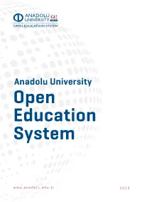 Anadolu University Open Education System