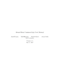 Armed Bear Common Lisp User Manual