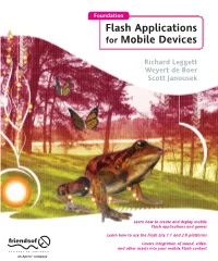 Flash Applica Tions Mobile Devices