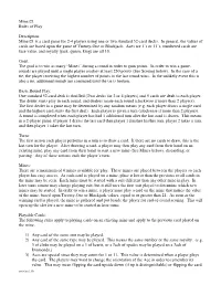 Mines21 Rules of Play Description
