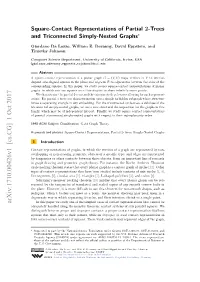 Square-Contact Representations of Partial 2-Trees and Triconnected Simply-Nested Graphs∗