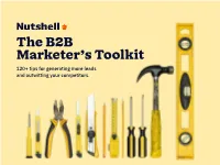 The B2B Marketer's Toolkit