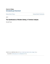 The Gamification of Modern Dating: a Feminist Analysis