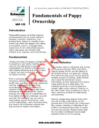 Fundamentals of Puppy Ownership UNP-120