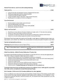 Price List – Valid for All New Funerals Arranged from 6 July 2020 Onwards