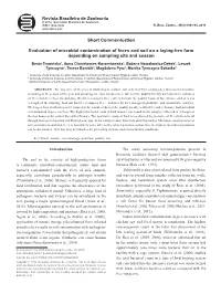 Short Communication Evaluation of Microbial Contamination of Feces