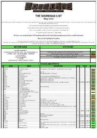 Soundgas Stock List