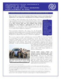 Three Years of Post-Samarra Displacement in Iraq