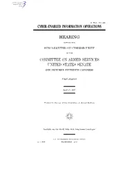 Cyber-Enabled Information Operations